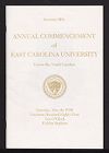 Program of the Seventy-Fifth Annual Commencement of East Carolina University